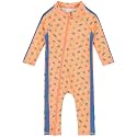 SwimZip UPF50+ Girls' Long Sleeve One Piece Swimsuit, Kids Bathing Suit