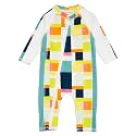 SwimZip UPF50+ Girls' Long Sleeve One Piece Swimsuit, Kids Bathing Suit