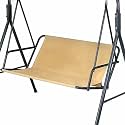 Swing Seat Cover Replacement - Heavy Duty Waterproof Oxford Cover for 2/3 Seater Outdoor Swing Chair - Durable Patio Garden Cushion Cover