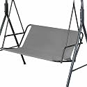 Swing Seat Cover Replacement - Heavy Duty Waterproof Oxford Cover for 2/3 Seater Outdoor Swing Chair - Durable Patio Garden Cushion Cover