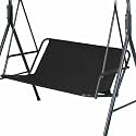 Swing Seat Cover Replacement - Heavy Duty Waterproof Oxford Cover for 2/3 Seater Outdoor Swing Chair - Durable Patio Garden Cushion Cover