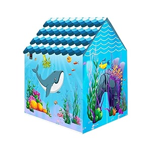 jumbo size extremely light weightwater proof kids princess play tent house for 10 year old kids girlsampboys -multi color tent house theme
