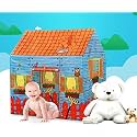 Jumbo Size Extremely Light Weight,Water Proof Kids Princess Play Tent House for 10 Year Old Kids Girls&Boys -Multi Color, 1 Tent House Theme