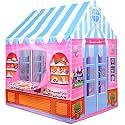 Swipe Kart Jumbo Size Extremely Light Weight, Water Proof Kids Princess Play theme tent house For 10 Year Old Kids Girls And Boys -Multicolor (Candy House Tent) (Doll House Tent) (My House Tent)