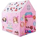 Jumbo Size Extremely Light Weight , Water Proof Kids Princess theme play theme tent house for Kids up to 10 Year Old Girls and Boys Multi color