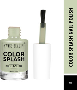 swiss beauty color splash high shine long lasting nail polish pack of 2- shade-19 11ml