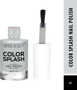 swiss beauty color splash high shine long lasting nail polish pack of 2- shade-20 11ml