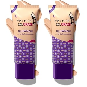 swiss beauty craze glownagi tinted moisturiser  sheer coverage  deep nourishment  hydrating formula  dewy amp radiant finish  breathable  35ml pack of 2