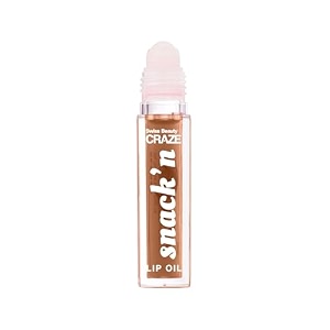 swiss beauty craze snack39n nourishing lip oil  with vitamin e and hyaluronic acid  gives glass -like shine  shade- cinnamon roll 45ml brown