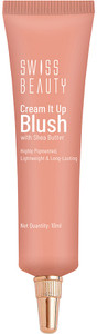 swiss beauty cream it up blush  highly pigmented  blendable  long lasting