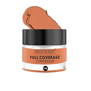 swiss beauty full coverage matte concealer cream shade- nigro corrector 10gm combination