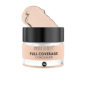 swiss beauty full coverage matte concealer cream combination shade- classic ivory 10gm
