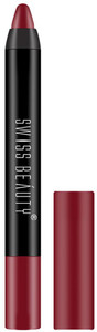 swiss beauty non transfer matte crayon lipstick  waterproof smudgeproof  long stay