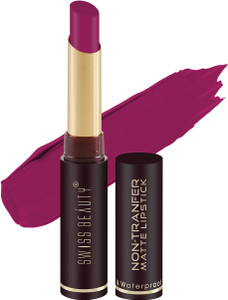 swiss beauty non-tranfer matte lipstick smooth  waterproof
