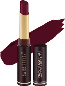 swiss beauty non-tranfer matte lipstick smooth  waterproof