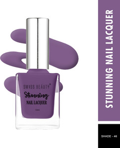 swiss beauty stunning nail polish sb-105-46  long lasting  purple gift