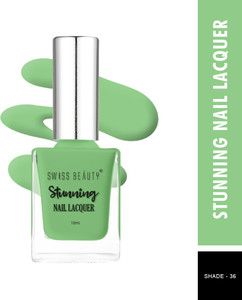 swiss beauty stunning nail polish sb-105-36  long lasting  fashion green