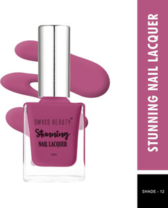 swiss beauty stunning nail polish sb-105-12  long lasting  great pink