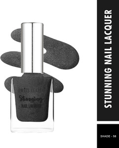 swiss beauty stunning nail polish sb-105-58  long lasting  pearl grey