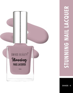 swiss beauty matte finish nail lacquer chip resistant quick drying high shine pigmented brown teddy