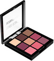 SWISS BEAUTY Ultimate 9 Pigmented Colors Eyeshadow Palette|Shimmery and Metallic Finish 6 g