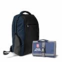 SWISS MILITARY Combo of Men’s Travel Backpack with Utility & Quick Access Pockets, Durable, Water & Wear Resistant Design, Spacious, Lightweight & Ideal for Office, College & Daily Travel