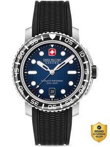 Swiss Military Hanowa Black Marlin Dated Blue