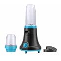 Swiss Military Nutri Mate Bullet Mixer Grinder, Blender for Smoothie & Juices, Juicer, Coffee Blender, 2 Jars, Premium Stainless Steel Blades, Auto Power Cut, 500 Watts, 2 Year Warranty, Black & Blue