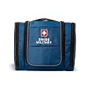 Swiss Military Unisex Nylon 5L Water-Resistant Toiletry Bag for Travel with Multiple Compartments, Quick Access Pocket, Durable Zippers, Organizer for Toiletries, Makeup and Essentials-Blue