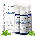 Swissker by Swissklip ShineFoam | Teeth Whitening Foam | Mint Flavor Whitening Toothpaste | Teeth Whitener I Professional Teeth Whitening Kit | 100% Vegan - Made in USA - 1.69 oz - Pack 3