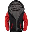 SWISSWELL Boys Fleece Jacket Sherpa Lined Zip Up Hoodie for Kids