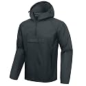SWISSWELL Men's Rain Jacket Waterproof Lightweight Pullover with Hood
