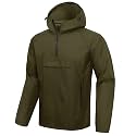 SWISSWELL Men's Rain Jacket Waterproof Lightweight Pullover with Hood