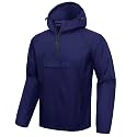 SWISSWELL Men's Rain Jacket Waterproof Lightweight Pullover with Hood