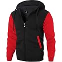 SWISSWELL Men Zip Up Hoodies Sherpa Lined Jacket Heavyweight Fleece Sweatshirt Winter Warm Hooded Coat