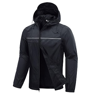 SWISSWELL Mens Rain Jacket Coats Packable
