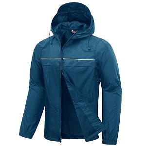 SWISSWELL Mens Rain Jacket Coats Packable