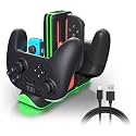 Switch 2 Controller Charger, Dock for Joy-Con 2 & Pro Controllers