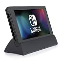 Switch TV Dock, Replacement for Nintendo TV Dock Station Portable Charging Docking Playstand for Nintendo Switch Charge and Play with Type C to HDMI TV Adapter, USB 3.0 2.0 (Matte Black)