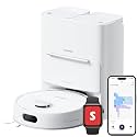 SwitchBot S20 Robot Vacuum and Mop with Matter, 10000Pa Powerful Suction, Roller Mop, AI Navigation, Auto Mop Washing & Drying, 90 Days Hands-Free, Self-Emptying, Works with AppleHome Alexa GoogleHome