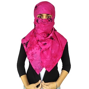 switchon rayon anti pollution full face scarf uv sun rays protection hijab scarf for women and girls