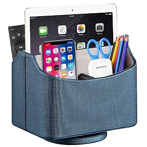 360 rotatable remote control holdertv remote caddy for nightstand table