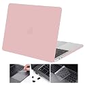 SwooK Case for M2 MacBook Pro 13 inch with/Without Touch Bar Plastic Hard Shell Case Cover with Keyboad Dustplugs TrackPad (Baby Pink)