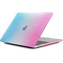 SwooK Case for M2 MacBook Pro 13 inch with/Without Touch Bar Plastic Hard Shell Case Cover with Keyboad Dustplugs TrackPad (Pink/Blue)