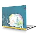 SwooK Case for MacBook Pro 13 Case 2020 Release A2289 A2251 MacBook Pro 13 Inch Hard Shell Case Cover (Pro 13 2020 Release M1 A2338, A2289, A2251, Lil Elephant), Blue