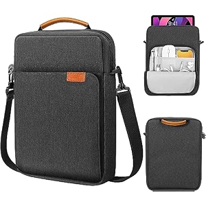 swook tablet sleeve bag carrying case with shoulder strap for 9-11inch for ipad 11inch a16 10th 109 102 pro 11 m2 ipad air 97 oneplus pad xiaomi pad samsung galaxy oppo redmi pad
