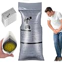 SWOPPLY 700ML Disposable Urine Vomit Bag Emergency Mini Portable Toilet Travel Portable Camping Pee Bags Traffic Jam Emergency Portable Toilet Bee Bag Solidifying Gel Car for Men, Women, Kids (2)