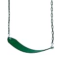 Swurfer Tree Outdoor Swing Set Swings – Playground Swing Seat Replacement, Swing Set Accessories, Easy Installation, Comfortable Heavy Duty Rubber Coated Chains, Weather Resistant, Ages 4 and Up