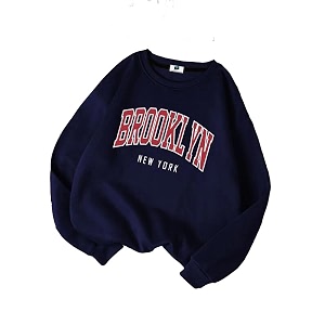 SXV Brooklyn Blue Printed Cool Aesthetic Drop