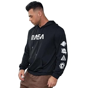 SXV NASA Men Printed Cool Aesthetic Sweatshirt